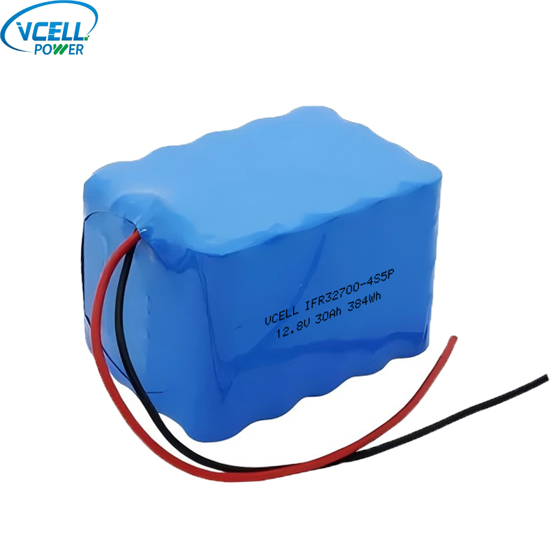 12,8 V 30 Ah wiederaufladbarer LiFePO4-Akku