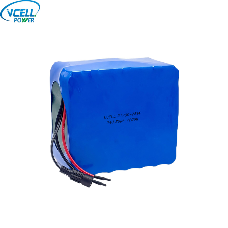 24 V 30 Ah wiederaufladbarer Lithium-Ionen-Akku