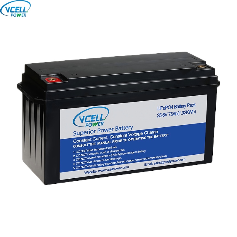 24V 75Ah Deep Cycle LiFePO4-Akku