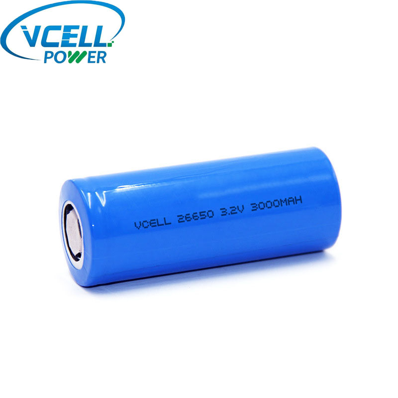 3,2 V 3000 mAh 9,60 Wh IFR26650 LiFePO4-Akku