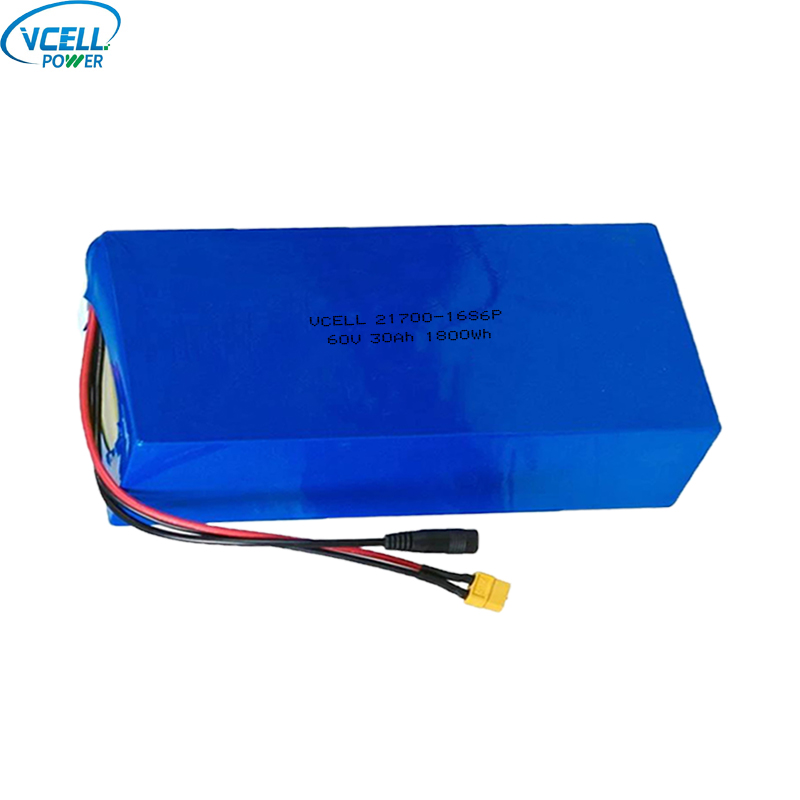 60 V 30 Ah wiederaufladbarer Lithium-Ionen-Akku