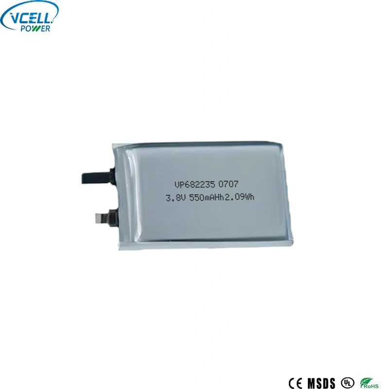 682235 3,8 V 550 mAh Lithium-Polymer-Akku